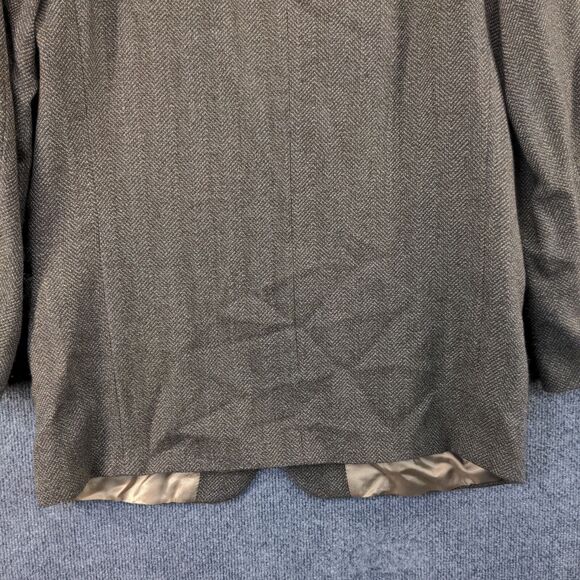 Joseph & Feiss International Mens 43 Soft Jacket Brown Shoulder Pads 3-Button - Picture 8 of 13